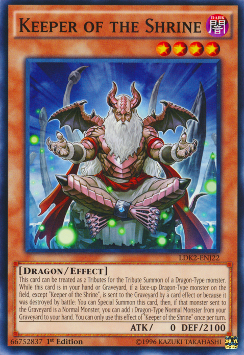 Keeper of the Shrine (LDK2-ENJ22) Common - Near Mint 1st Edition