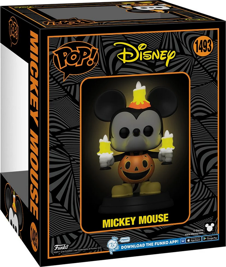 POP Figure Super: Disney Mickey Mouse #1493- Mickey Mouse Halloween Light-Up