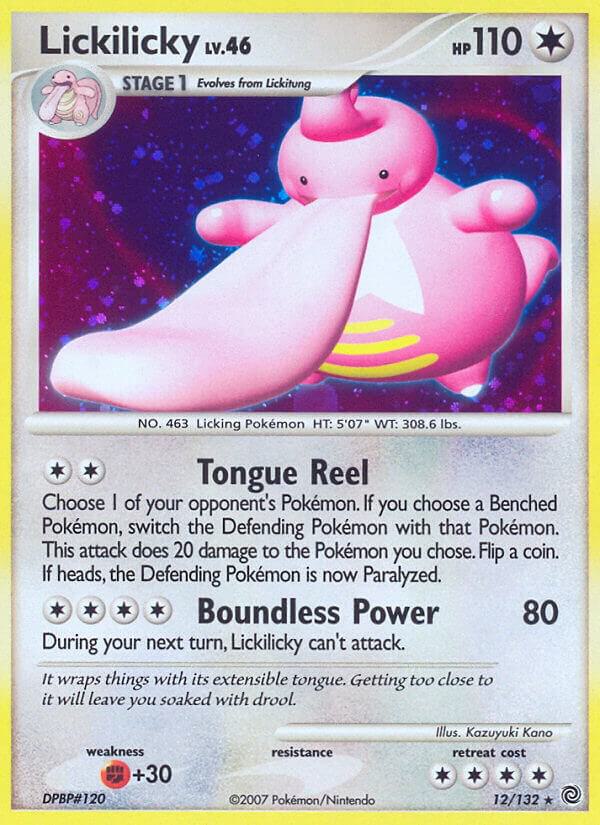 Lickilicky - 12/132 (SW) Holo Rare - Moderate Play Holofoil