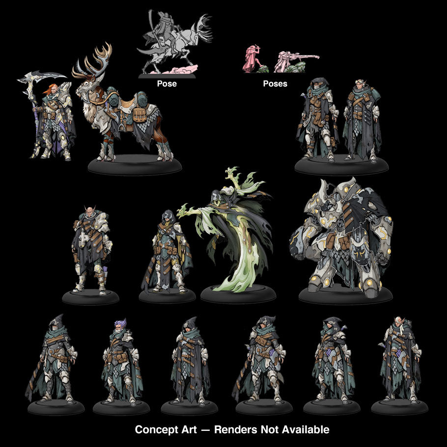 Warmachine MKIV (PIP 27040): Dusk House Kallyss - Dusk Cadre: Ghosts of Ios