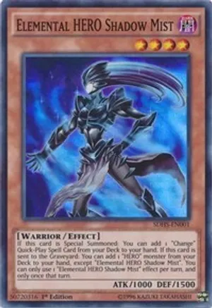 Elemental Hero Shadow Mist (SDHS-EN001) - Near Mint Unlimited