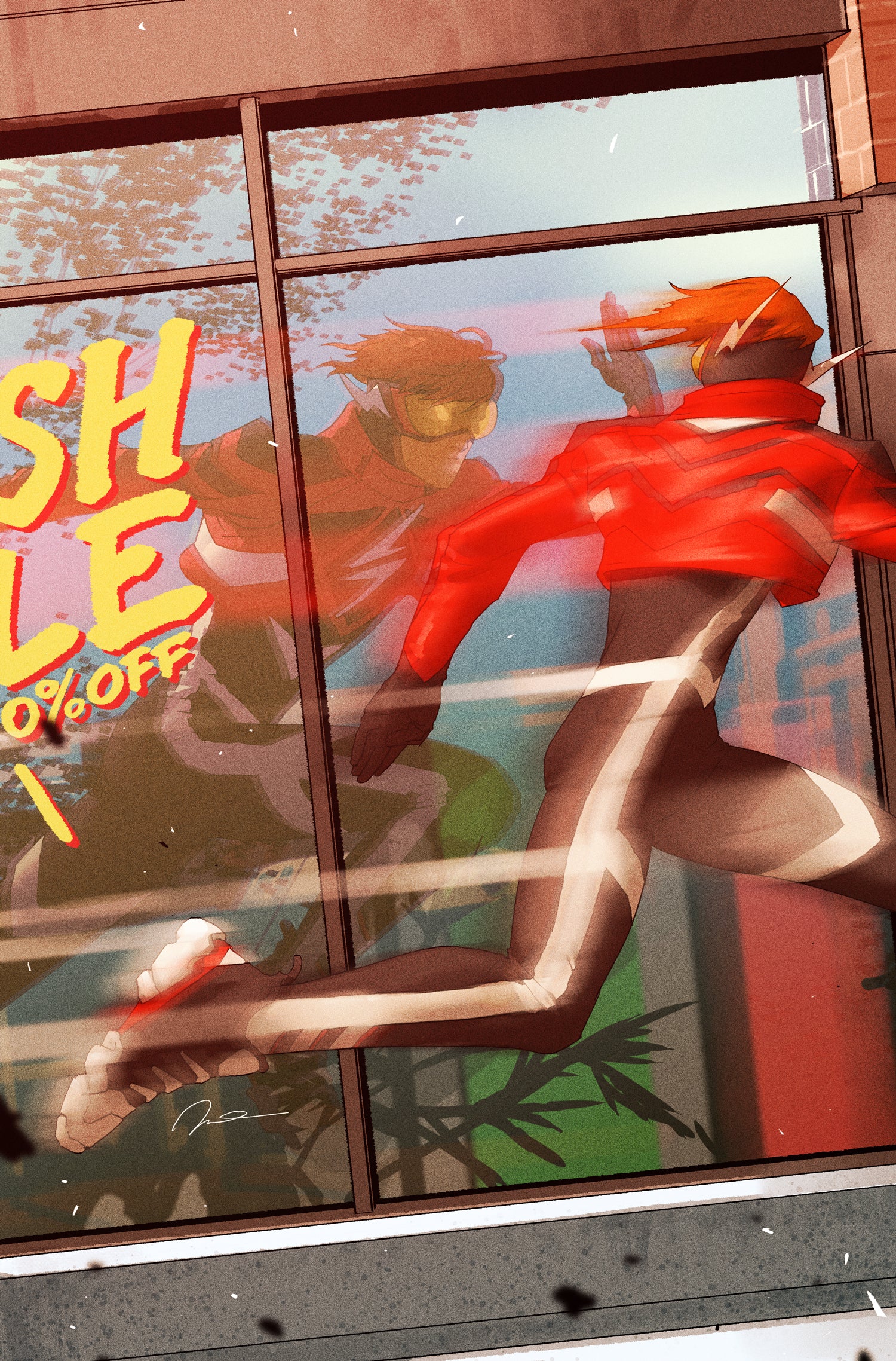 ABSOLUTE FLASH #1 Second Printing Cvr B Gerald Parel Card Stock Var