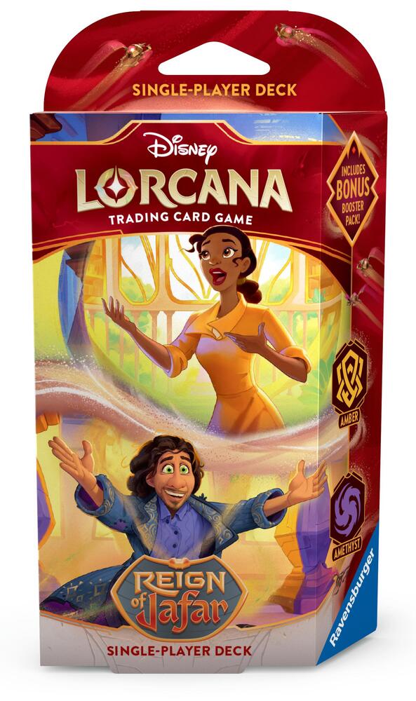reign of jafar lorcana cards Lorcana Reign of Jafar Starter Deck (Amber Amethyst)