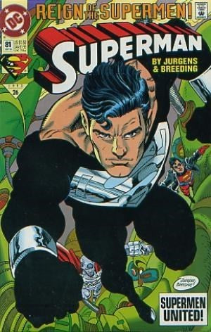 Superman (1993) #81 (9.4) 1st Cover Appearance for Black Suit