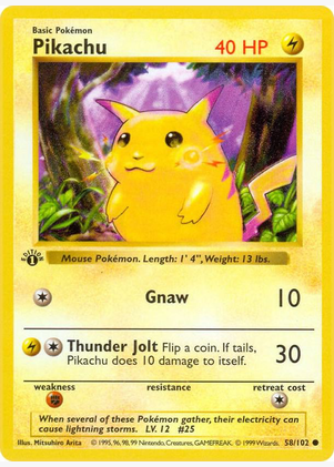 Pikachu - 058/102 (BSS)