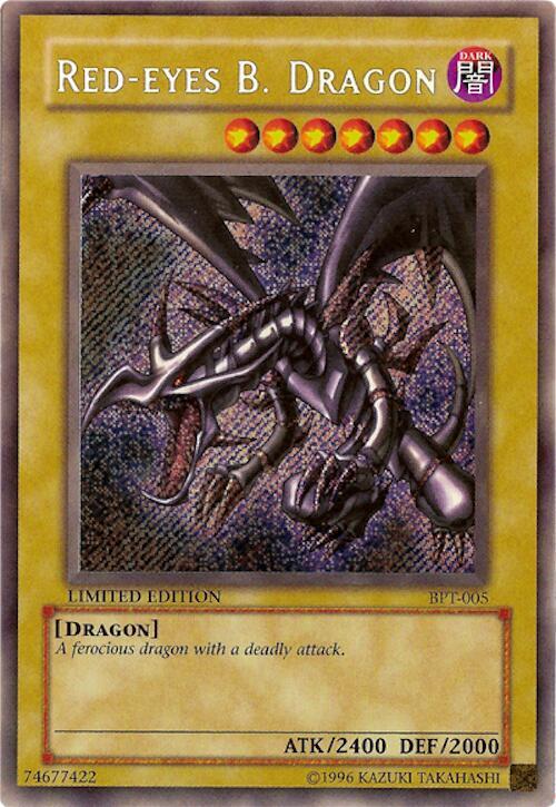 Red-Eyes B. Dragon (BPT-005) Secret Rare - Light Play Limited Edition