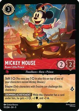 Mickey Mouse - Brave Little Prince (Fabled - 111/204) Legendary