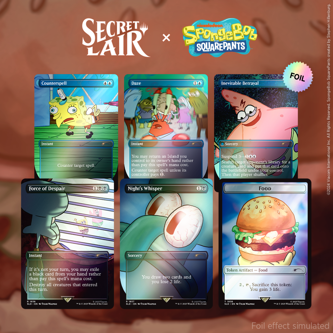 MTG: Secret Lair - Secret Lair x SpongeBob SquarePants: Internet Sensation Foil Edition