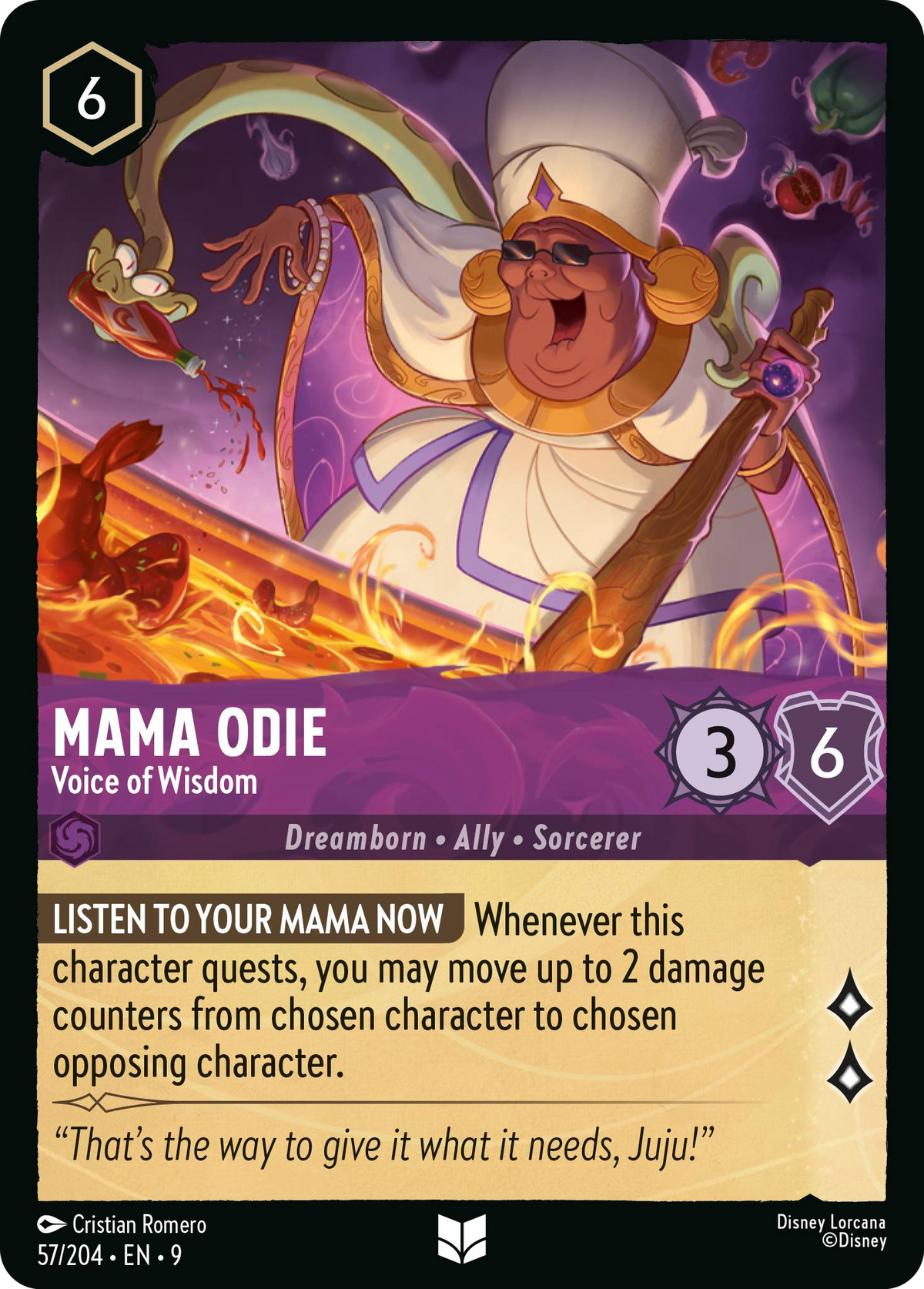 Mama Odie - Voice of Wisdom (057/204 - Fabled) Uncommon