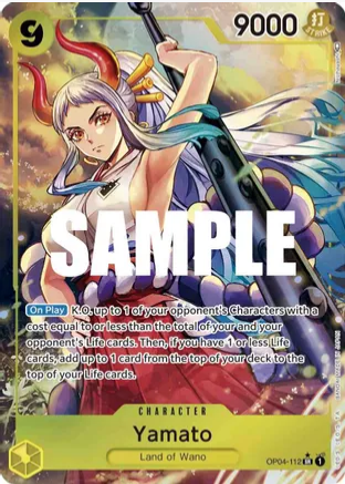 Yamato (Alternate Art) (OP04-112 SR)