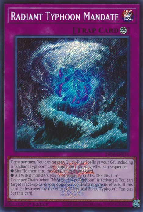 Radiant Typhoon Mandate (Emblazoned) (26LP-EN015)