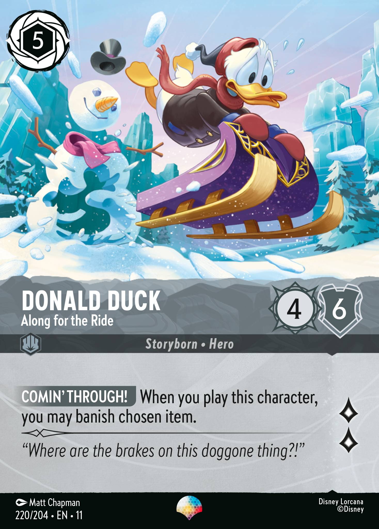Donald Duck - Along for the Ride (220/204 - Winterspell) Epic