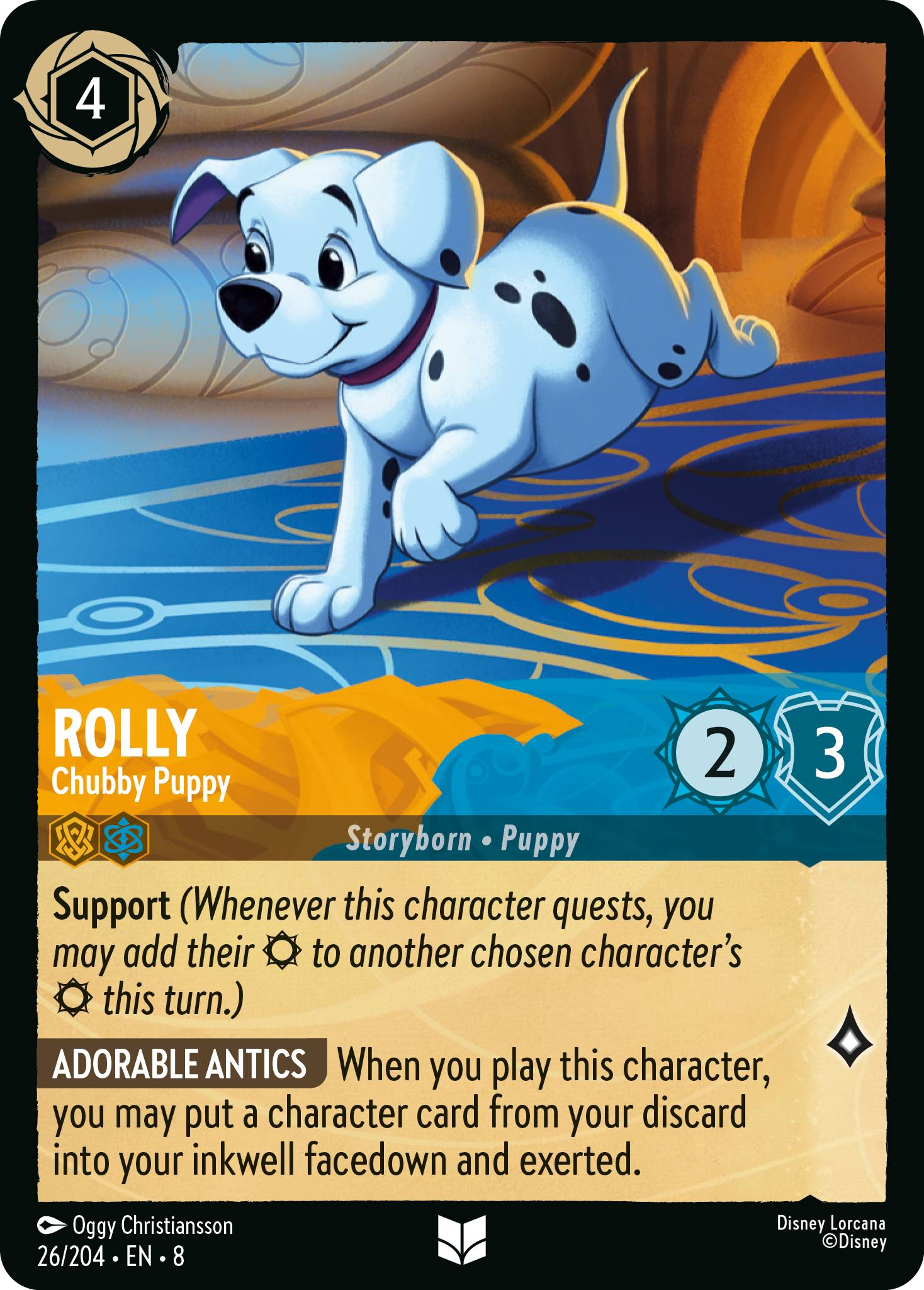 Rolly - Chubby Puppy (Reign of Jafar - 026/204 ) Uncommon