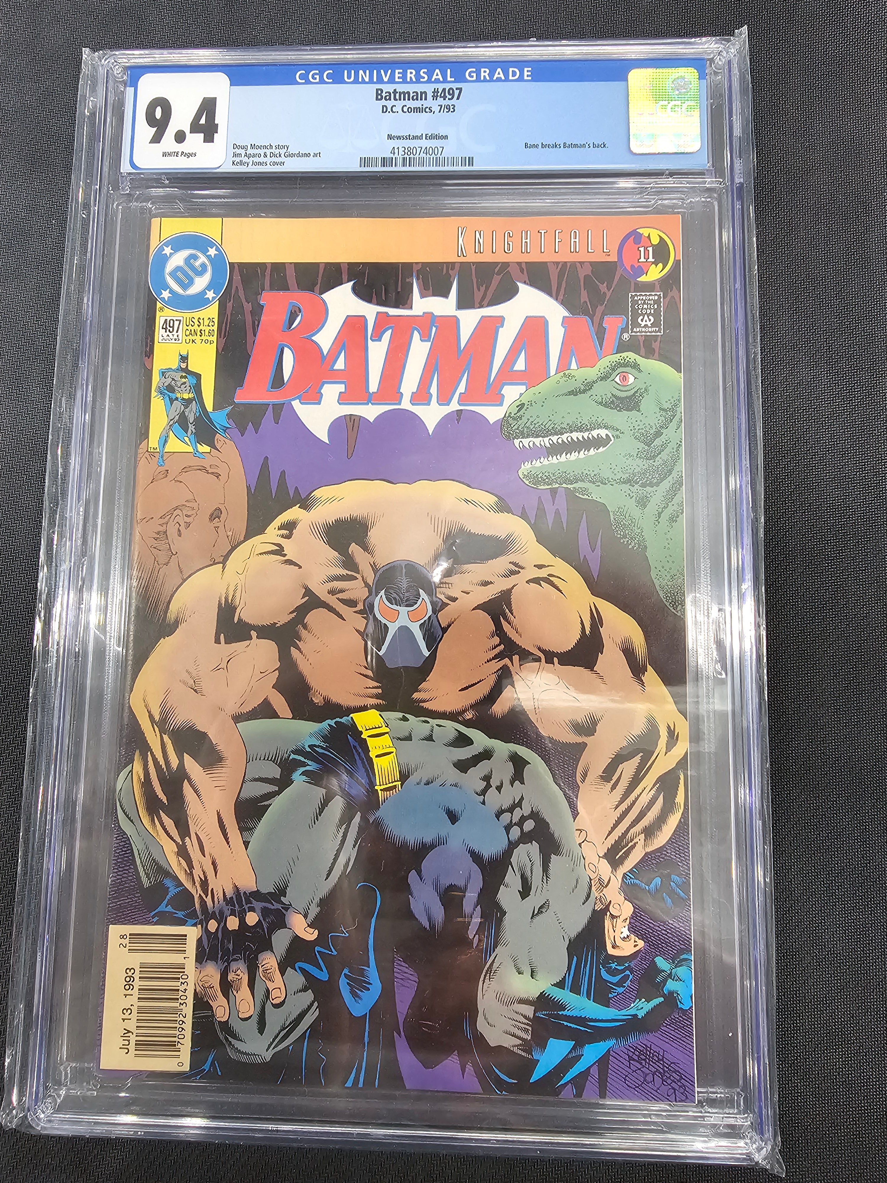 Batman (1940 Series) #497 Newstand Edition (CGC 9.4)