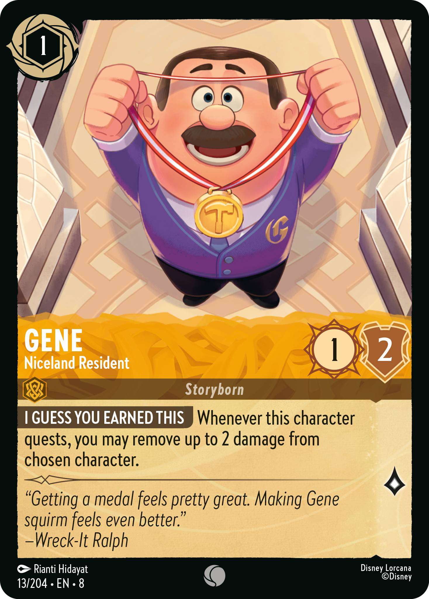 Gene - Niceland Resident (Reign of Jafar - 013/204 ) Common