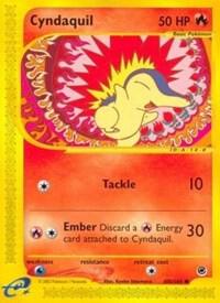 Cyndaquil - 105/165 (EX) Common Light Played