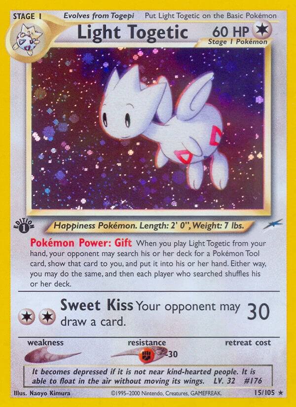 Light Togetic 15/105 (N4) Holo Rare - Damaged