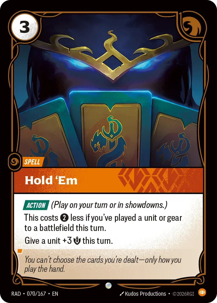 Hold 'Em - 070/167 (RAD) Common
