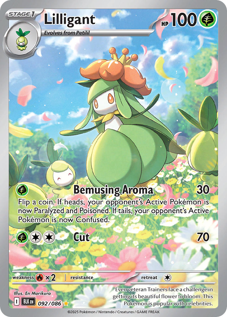 Lilligant - 092/086 (BLK) Illustration Rare