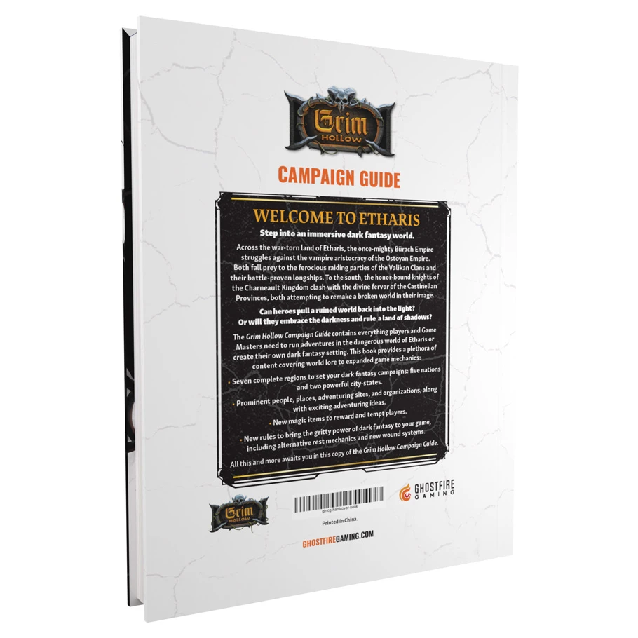 D&D 5E OGL: Grim Hollow 2E - Campaign Guide