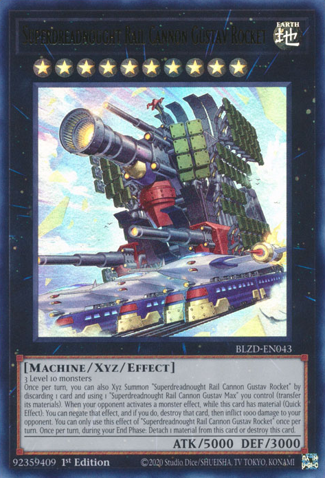 Superdreadnought Rail Cannon Gustav Rocket (BLZD-EN043)