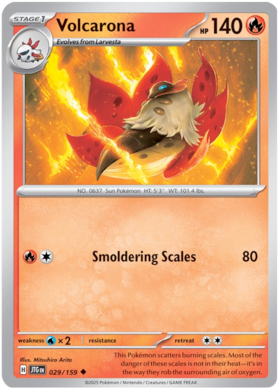 Volcarona - 029/159 (JTG) Uncommon