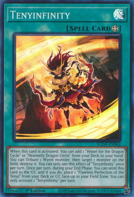 Tenyi Spirit - Mula Adhara (SUDA-EN042) Quarter Century Secret Rare - Near Mint 1st Edition