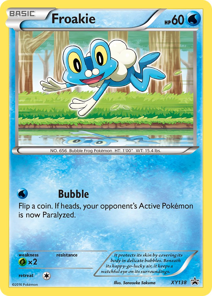 Froakie - XY138 (XY:PR) Promo - Near Mint Holofoil