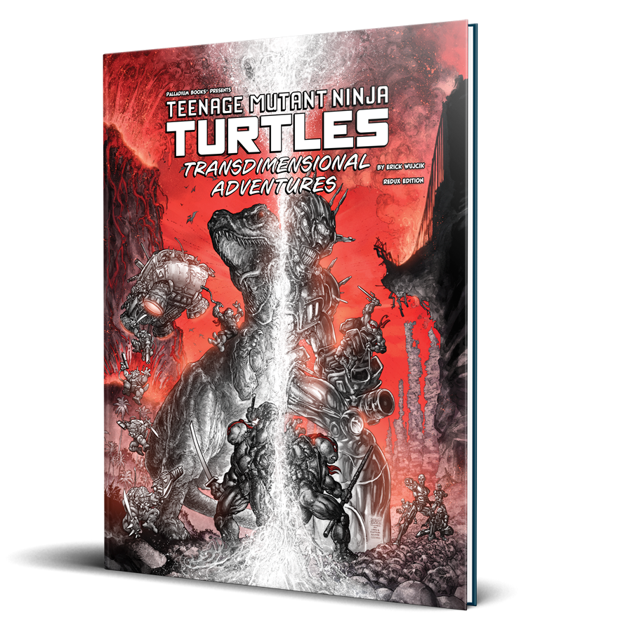 TMNT & Other Strangeness RPG: Transdimensional Adventures Redux Edition - Black White & Red Edition