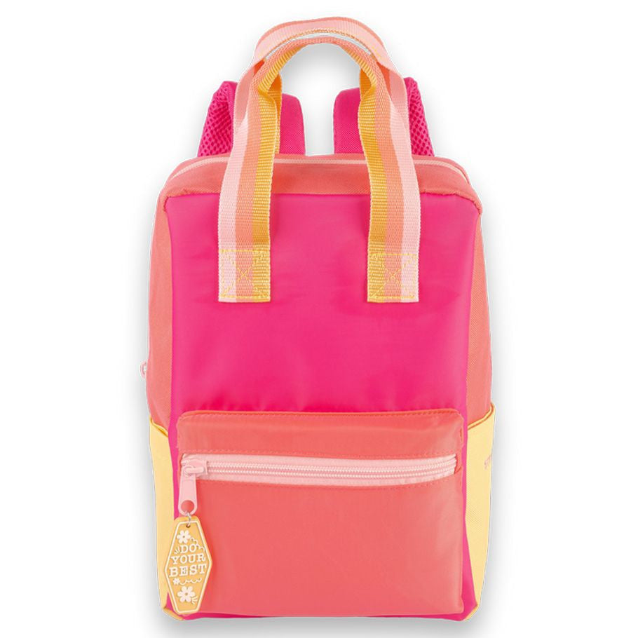 colorblock mini backpack State resistant recycled materials Harlow: Mini Colorblock Backpack -