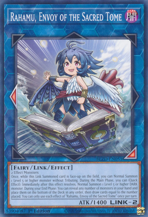 Rahamu, Envoy of the Sacred Tome (BLZD-EN051)
