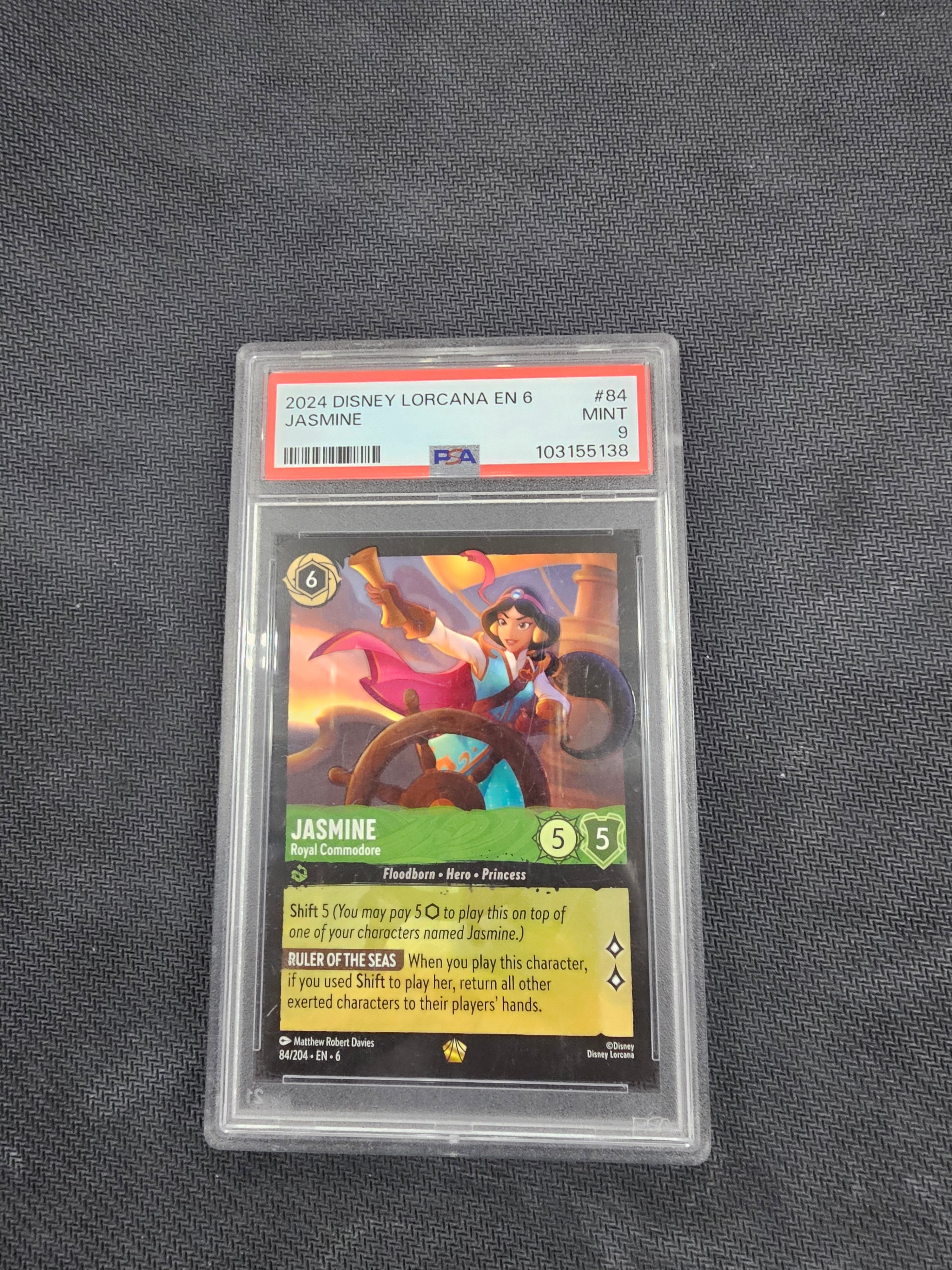 Jasmine Royal Commadore 84/204 EN 6 - Near Mint (Graded - PSA 9)