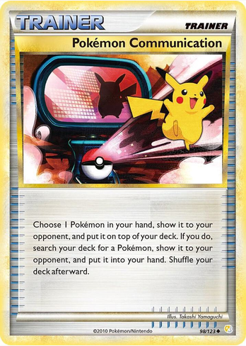 Pokemon Communication - 98/123 (HS) Uncommon - Near Mint Normal