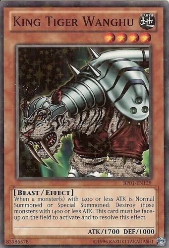 King Tiger Wanghu (Starfoil) (BP01-EN129) Starfoil Rare - Near Mint Unlimited
