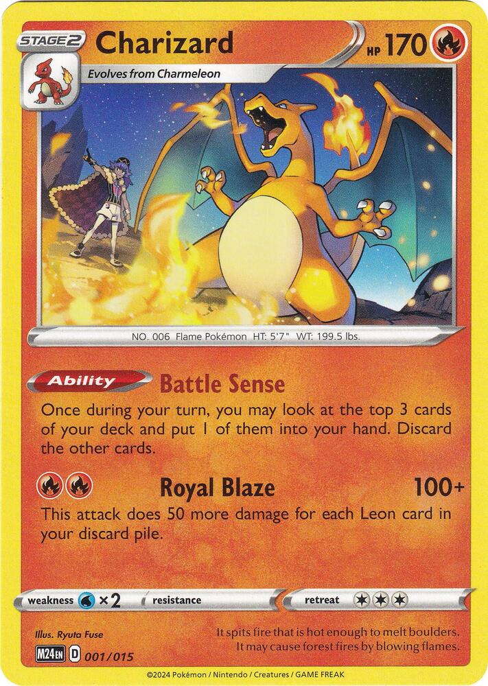 Charizard (M24) (001/015) Mcdonald's Promo
