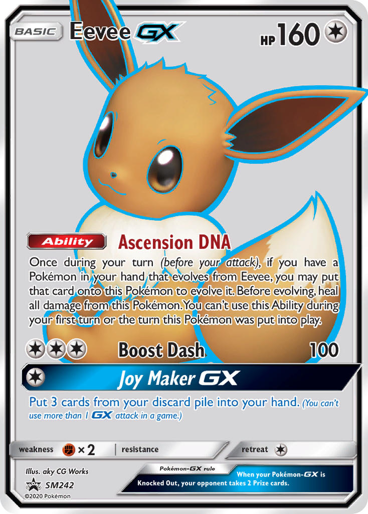 Eevee GX - SM242 (SM:PR) Promo - Light Play Holofoil