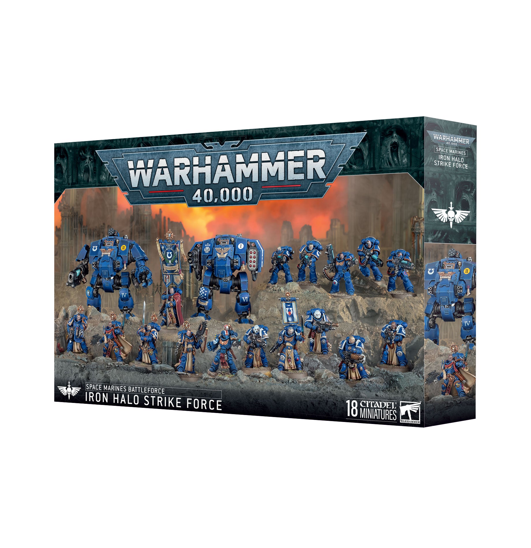 40K: Adeptus Astartes: Space Marines - 2025 Battleforce: Iron Halo Strike Force (Release Date: 11.28.25)