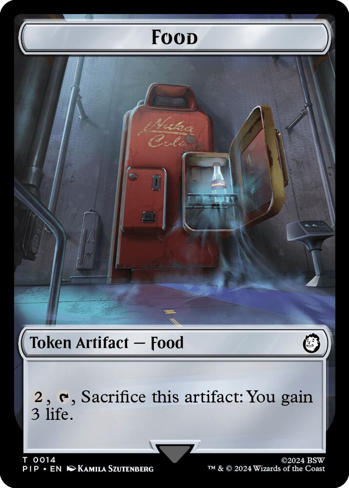 Food (0014) // Human Soldier Double-Sided Token (PIP-T-FOIL)