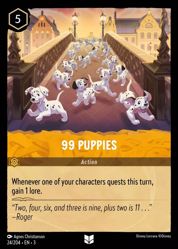 99 Puppies (Into the Inklands 024/204) Uncommon - Near Mint
