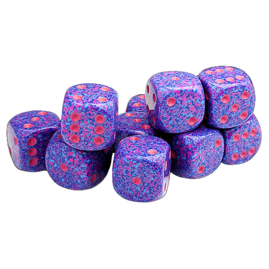 CHX25767: Speckled - 16mm D6 Purple Passion (12)
