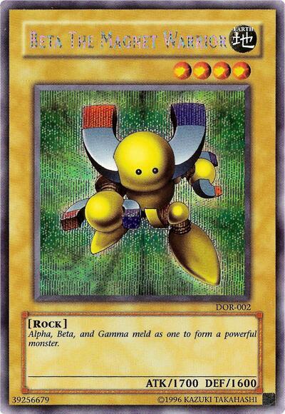 Beta the Magnet Warrior (DOR-002) Secret Rare - Moderately Played Unlimited