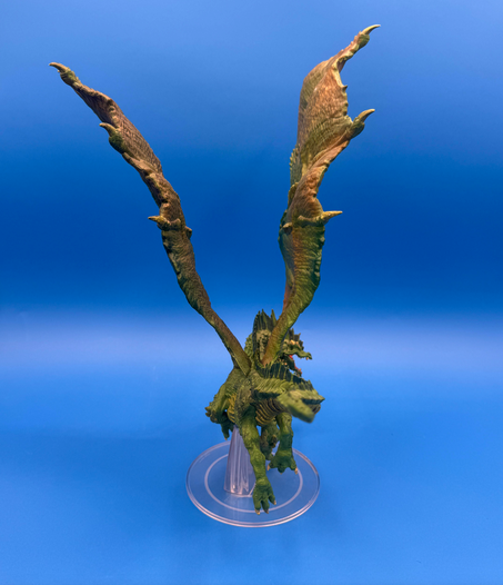 D&D Miniatures: Icons of the Realms - Premium Figure: Adult Green Dragon (USED) Out of Box/Broken