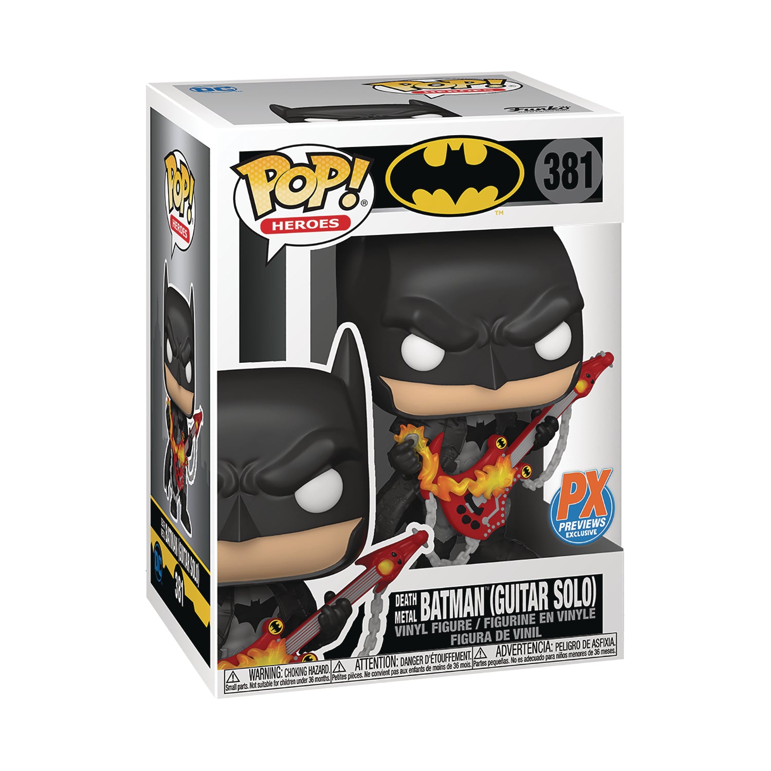 POP Figure: DC #0381 - Death Metal Batman (Guitar Solo) (PX)