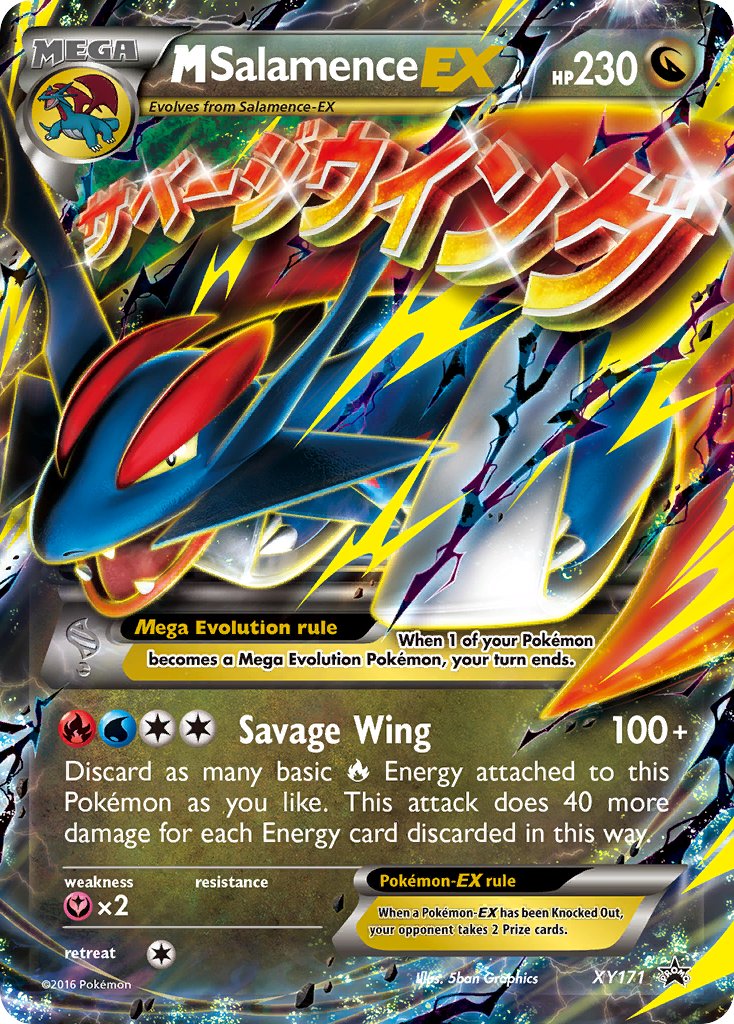 M Salamence EX - XY171 (XY:PR) Promo - Near Mint Holofoil
