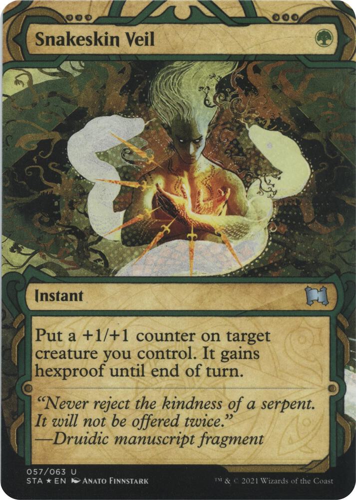 Snakeskin Veil (STA-U-FOIL-ETCHED)