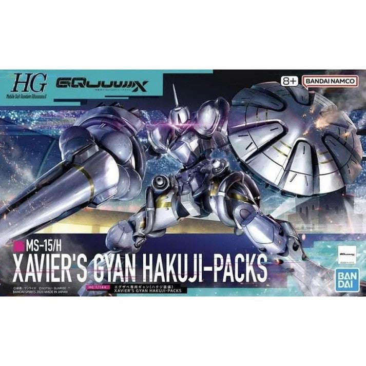 1/144 (HG): Gundam GQuuuuuuX - #7 Xavier's Gyan Hakujipacks