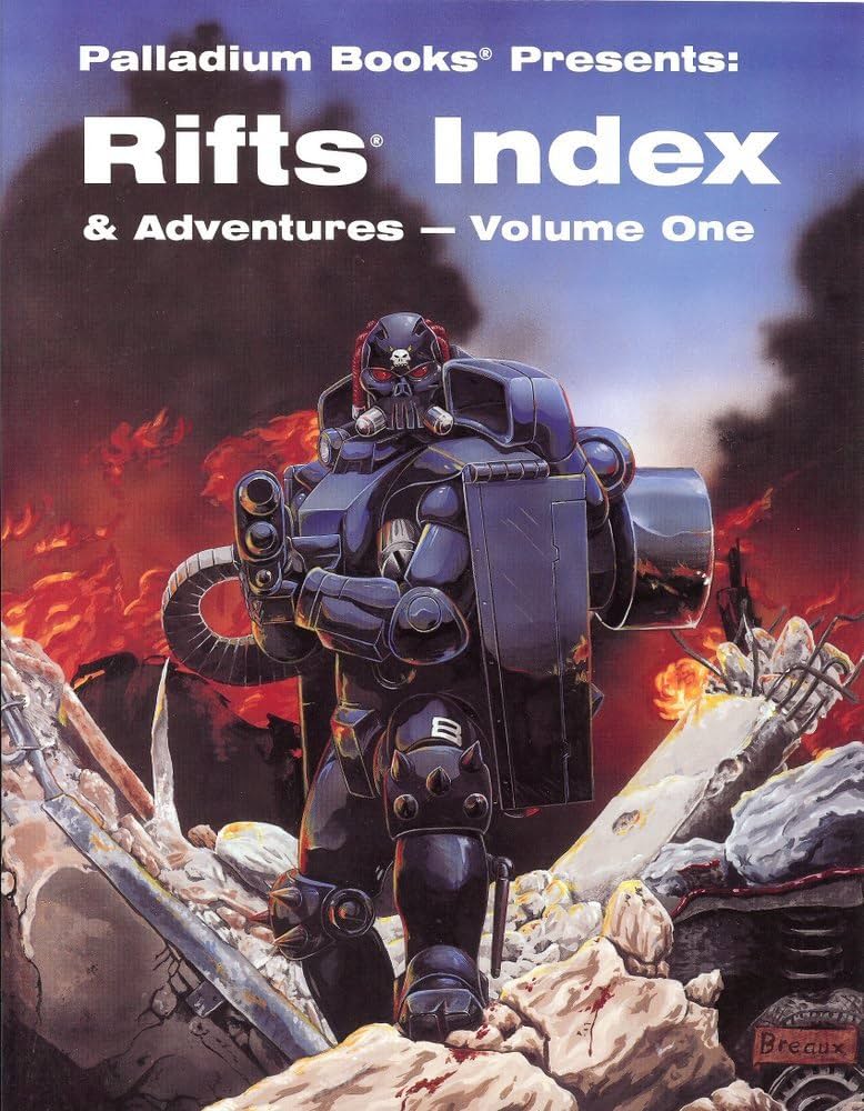 Palladium Fantasy RPG Book 1: Rifts Index & Adventures (USED)