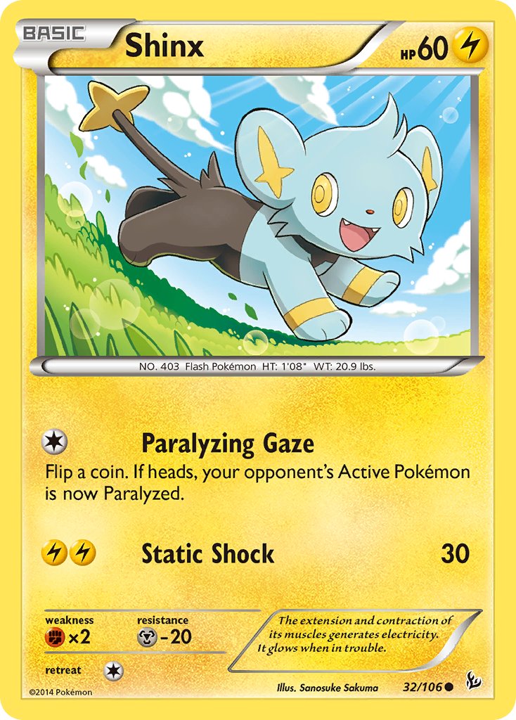 Shinx - 032/106 (FLF) Common - Near Mint