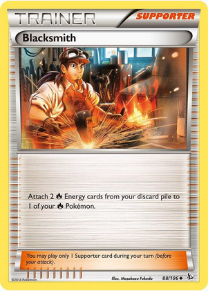 Blacksmith - 088/106 (FLF) Uncommon - Light Play Reverse Holofoil