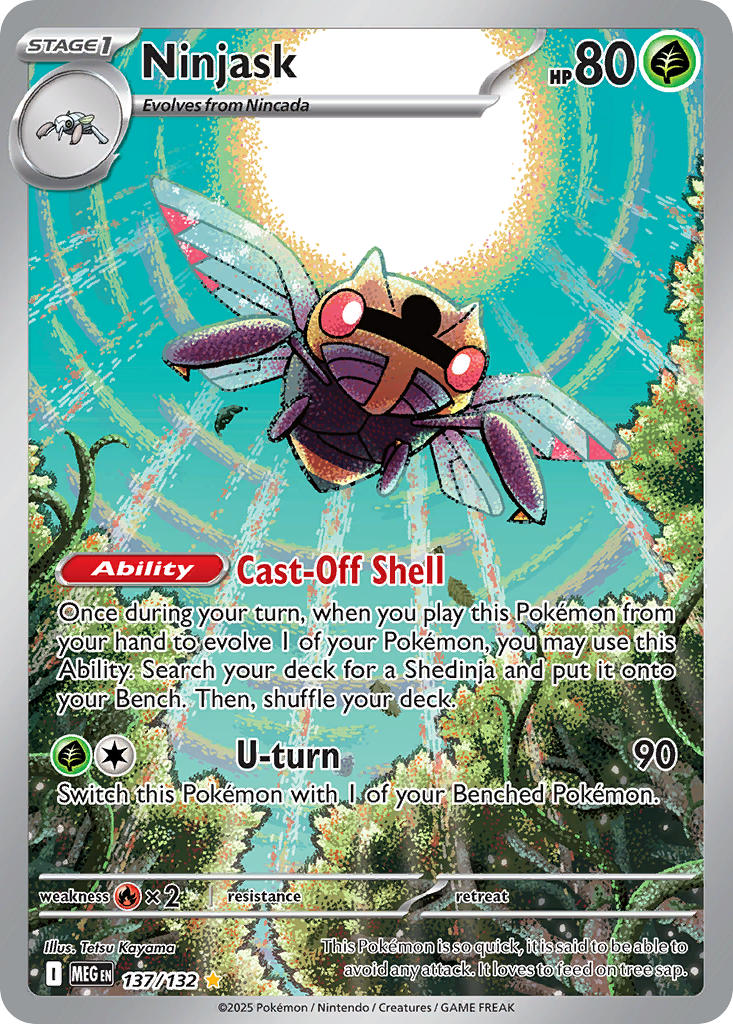 Ninjask - 137/132 (MEG) Illustration Rare